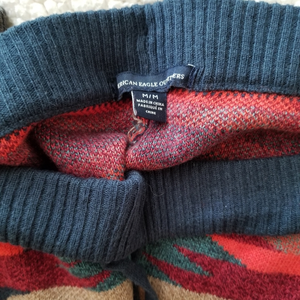 American Eagle Colorful Patterned Sweater Legging… - image 7